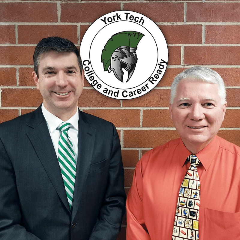Jim Roberts and Scott Rogers of York County School of Technology