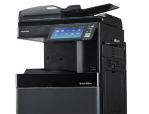 Black multifunction printer