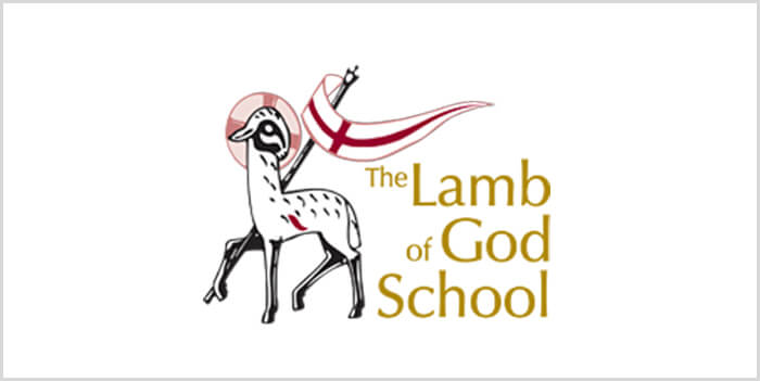 The Lamb of God School Logo