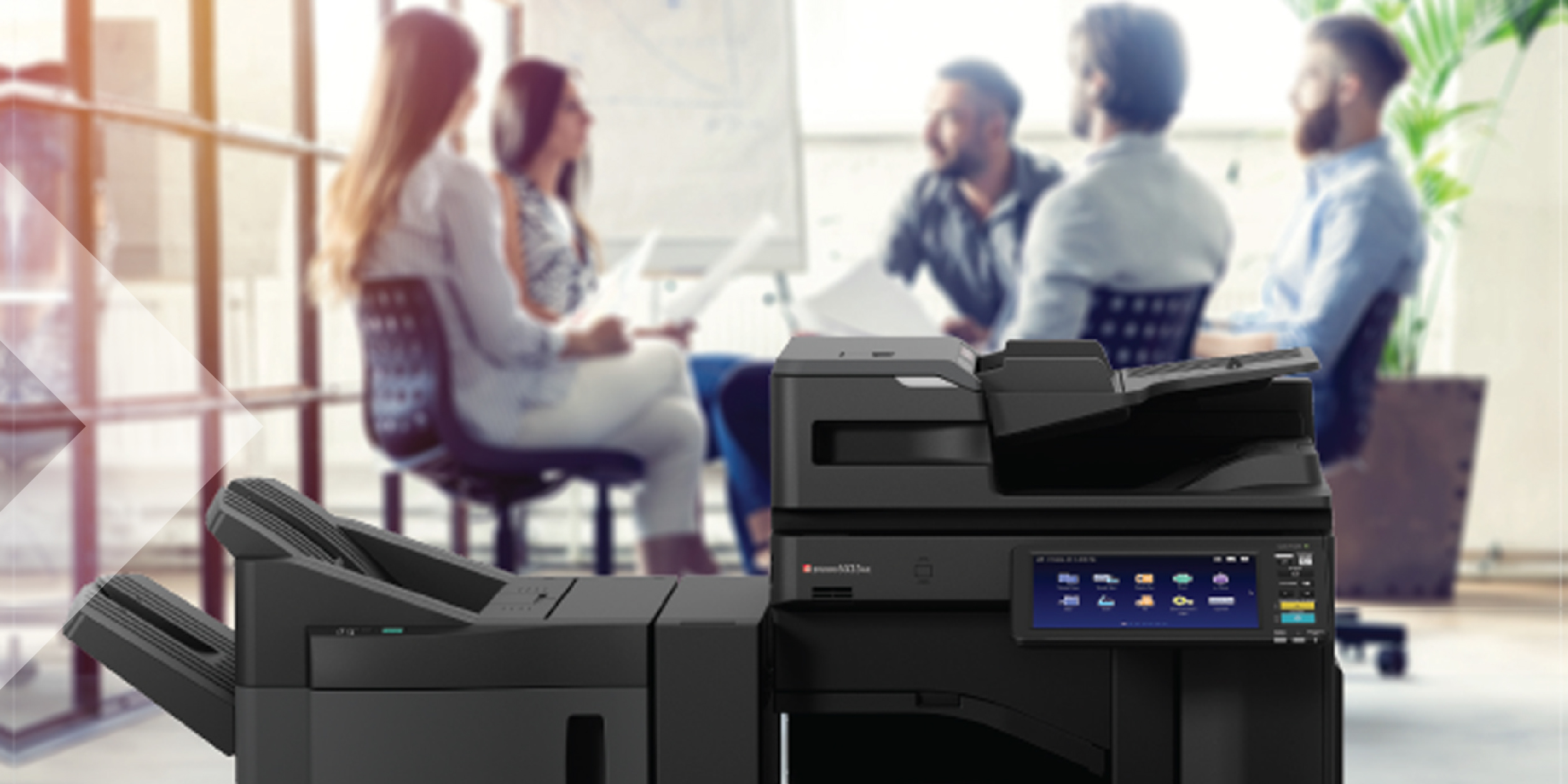 Toshiba Multifunction Printer in Office Conference Room