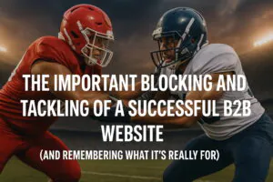 The Important Blocking and Tackling of a Successful B2B Website (And Remembering What It’s Really For)