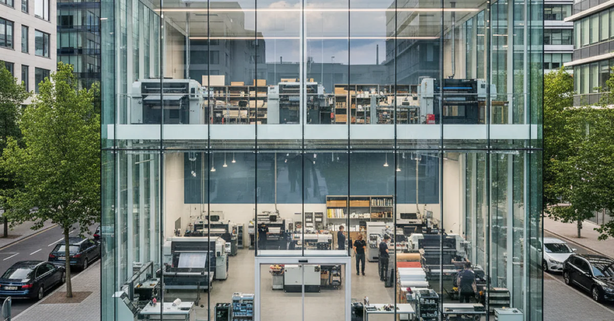 Modern outsourced printing facility serving York and Lancaster PA businesses